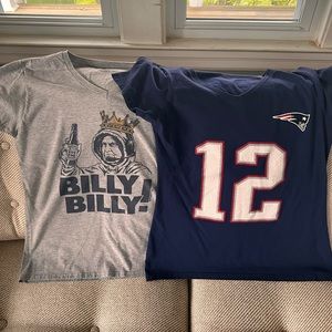 2 Pack PATRIOTS Women’s V Neck T-Shirts